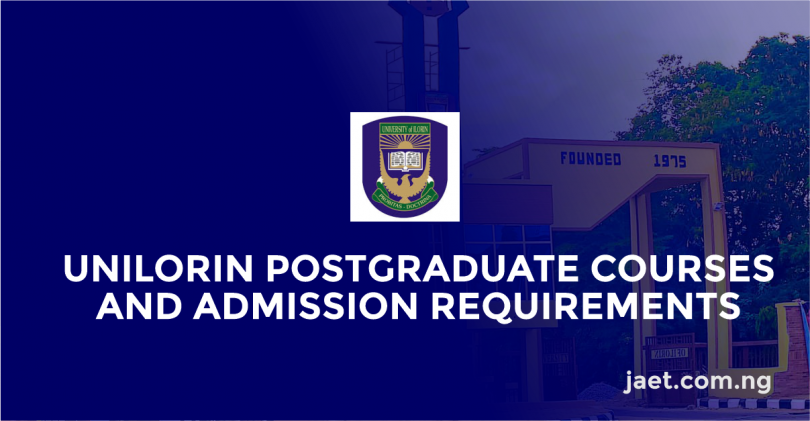 UNILORIN Postgraduate Courses