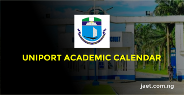 UNIPORT Academic Calendar