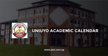 UNIUYO Academic Calendar