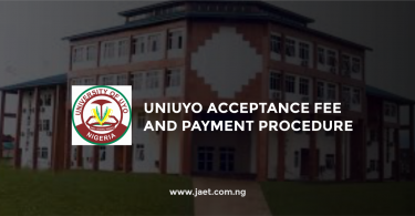 UNIUYO Acceptance Fee and Payment Procedure