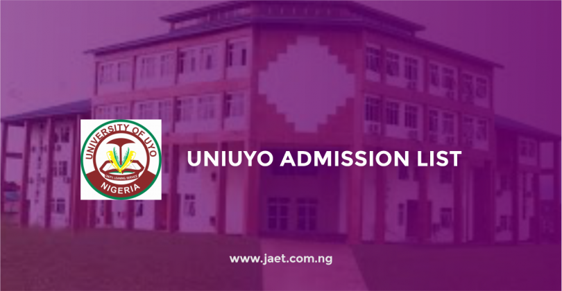 UNIUYO Admission List