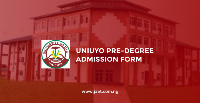 UNIUYO Pre-Degree Admission Form