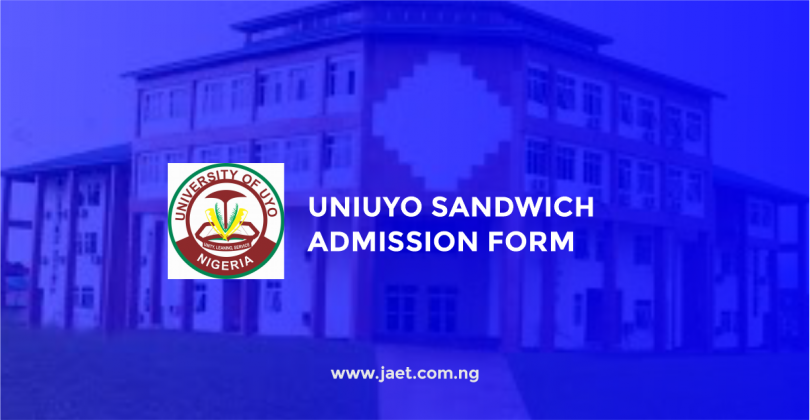 UNIUYO Sandwich Admission Form