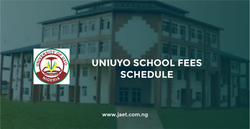 UNIUYO School Fees Schedule