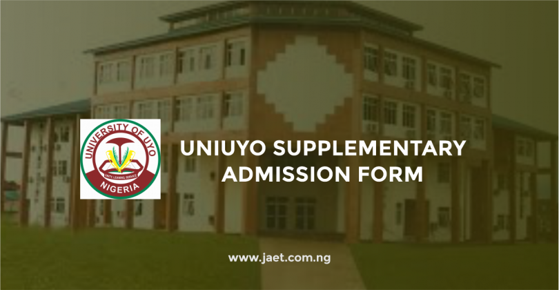 UNIUYO Supplementary Admission Form