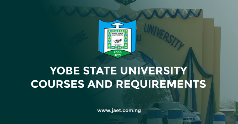 Yobe State University Courses