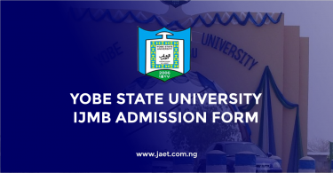 Yobe State University IJMB Admission Form