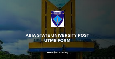 Abia State University Post UTME Form