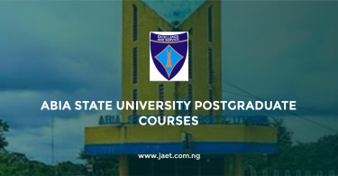 Abia State University Postgraduate Courses