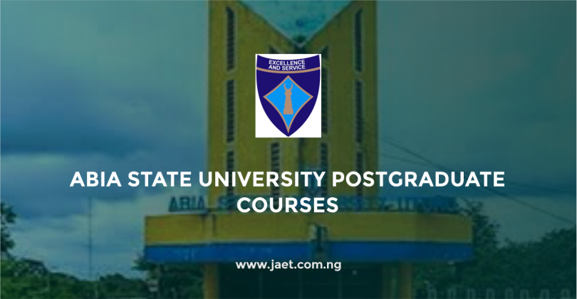 Abia State University Postgraduate Courses
