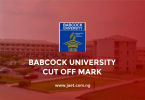 Babcock University Cut Off Mark