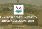 Dennis Osadebay University JUPEB Admission Form