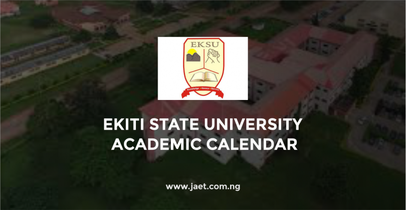 Ekiti State University Academic Calendar