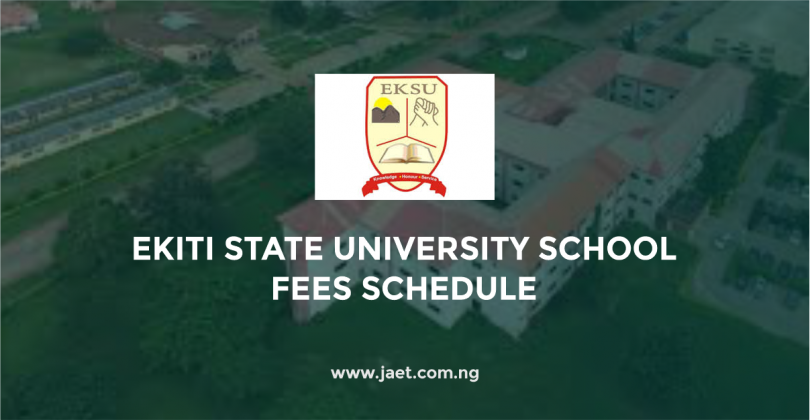 Ekiti State University School Fees