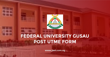 Federal University Gusau Post UTME Form