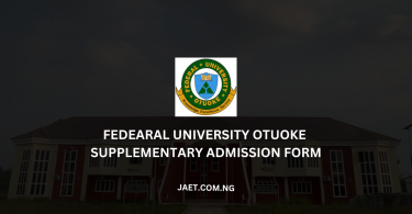 FUOTUOKE Supplementary Admission Form