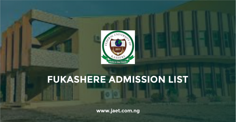 FUKASHERE Admission List