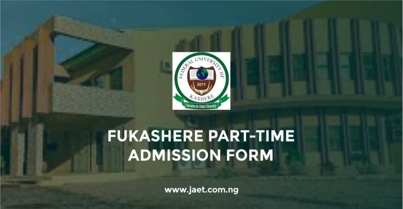 FUKASHERE Part-Time Admission Form