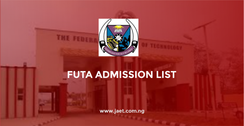 FUTA Admission List