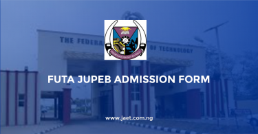 FUTA JUPEB Admission Form