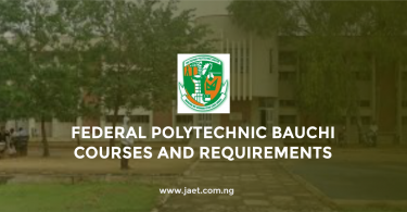 Federal Polytechnic Bauchi Courses