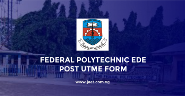 Federal Polytechnic Ede Post UTME Form