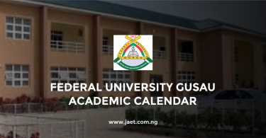 Federal University Gusau Academic Calendar