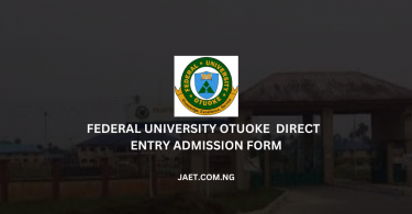 FUOTUOKE Direct Entry Admission Form