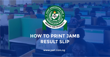 How to Print JAMB Result Slip