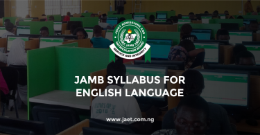 JAMB Syllabus for English Language